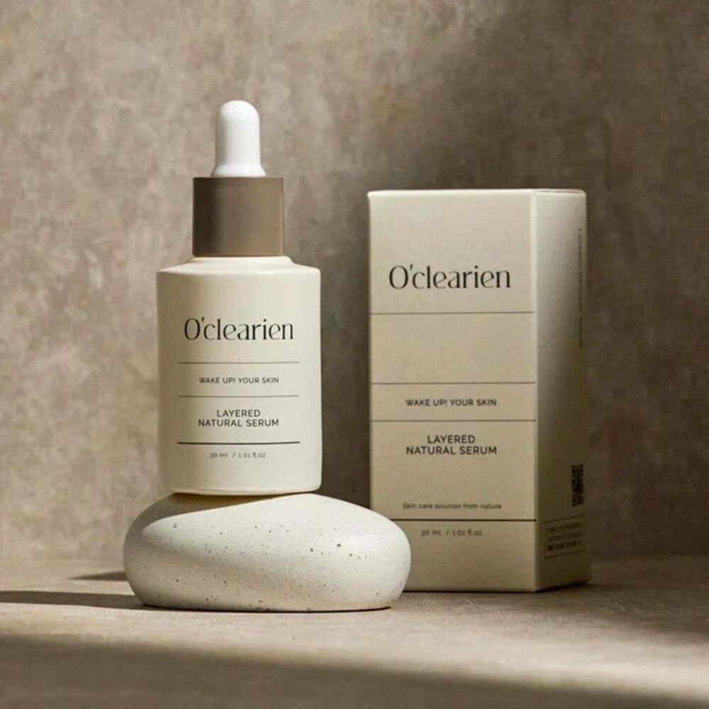 Oclearien Moisturizing Layered Natural Anti-Aging Serum Made in Korea 1.01 oz